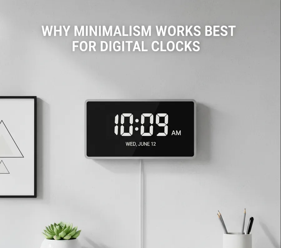 Minimalist Digital Clocks